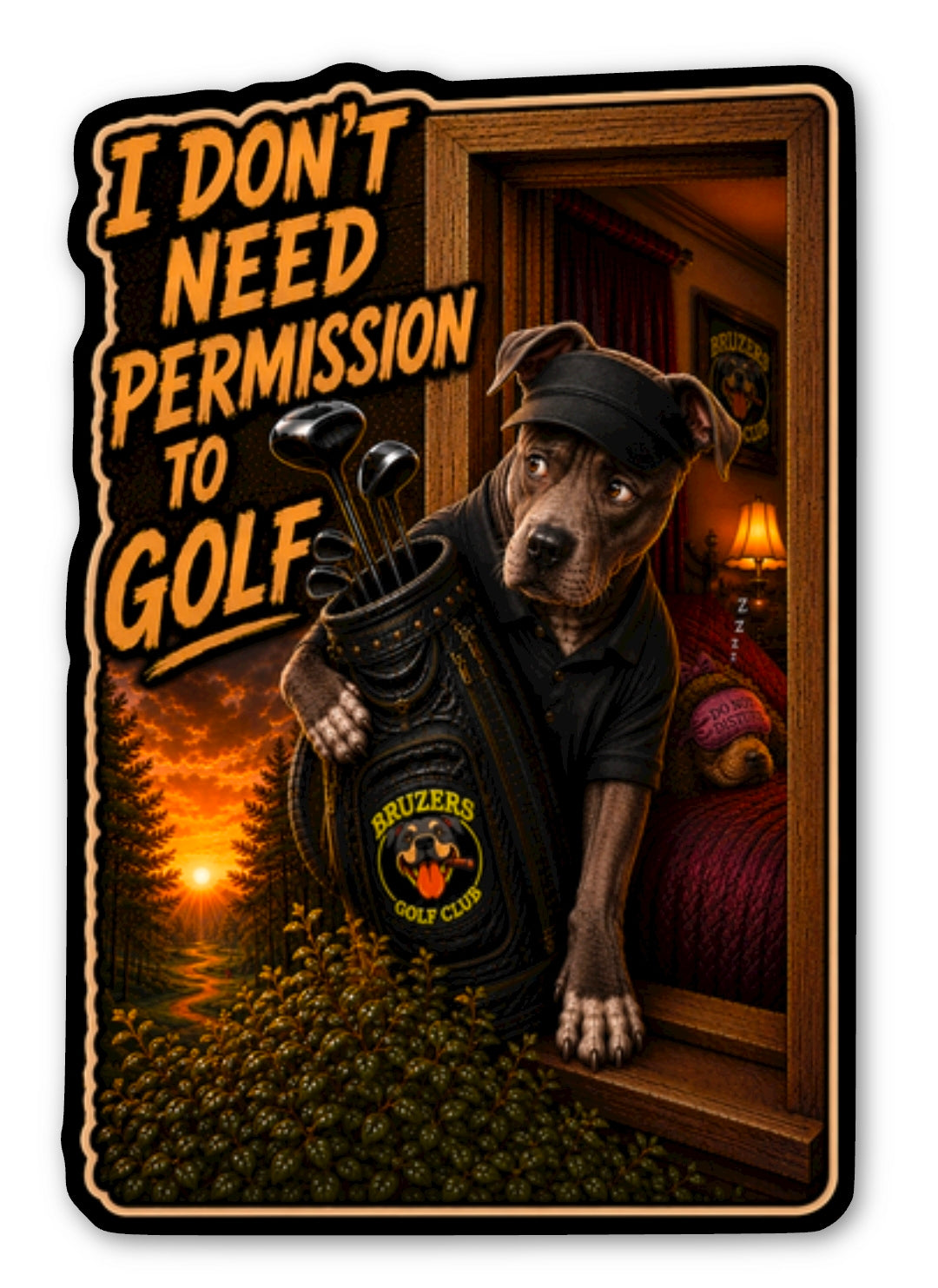 I don't need permission to golf